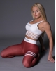 LEGGING SHAPESTAR - RED SILK