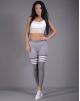 LEGGING BOMBSHELL - THIGH HIGHS - GRAY/BLACK ORIGINAL