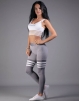 LEGGING BOMBSHELL - THIGH HIGHS - GRAY/BLACK ORIGINAL