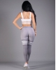 LEGGING BOMBSHELL - THIGH HIGHS - GRAY/BLACK ORIGINAL